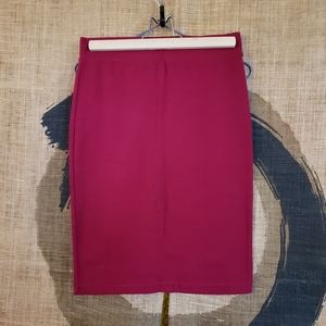 Forever 21 Raspberry Bodycon High-Waist Skirt